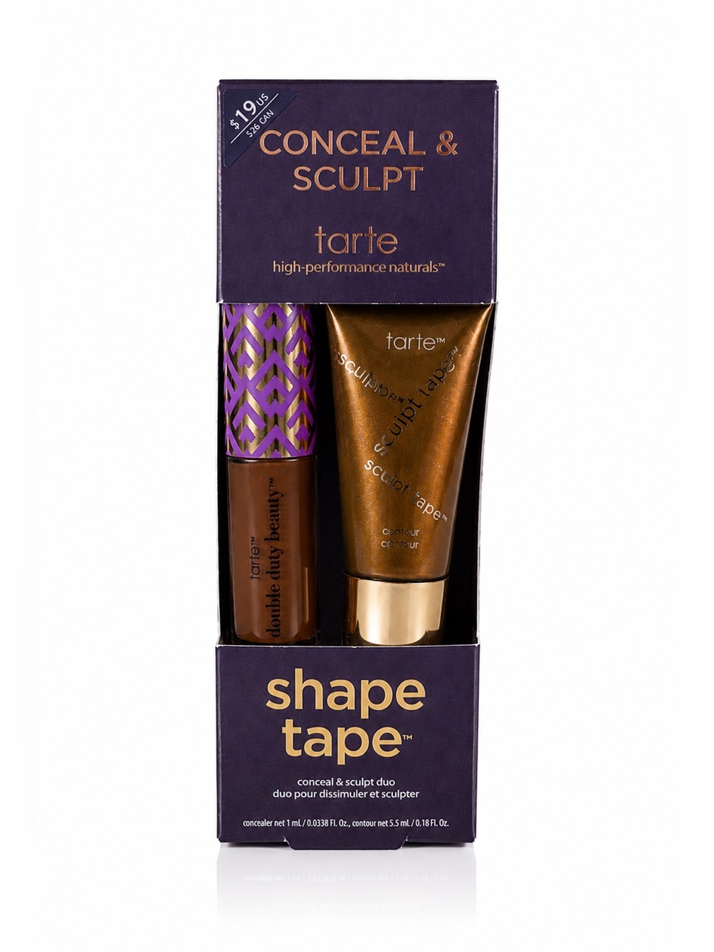 TARTE CONCEAL & SCULPT | 61H espresso & espresso  bronze